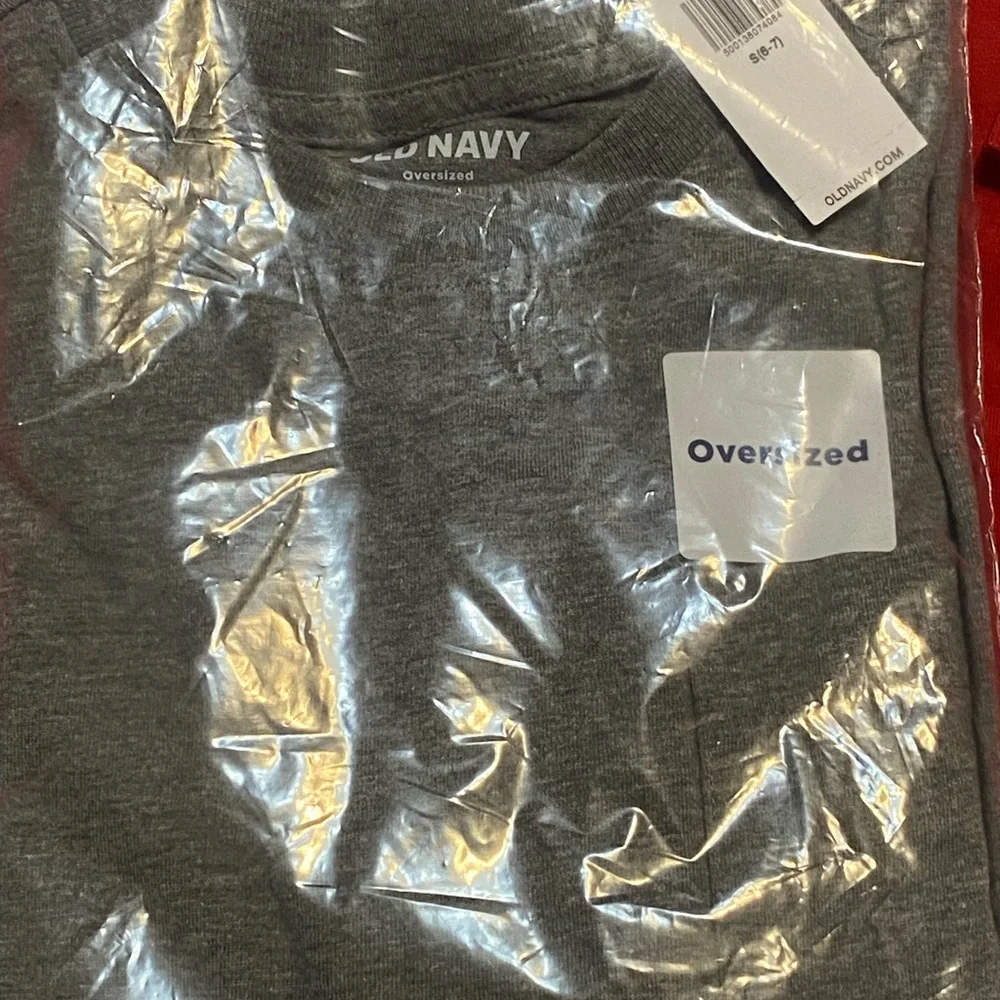 Old Navy Red and Gray Long Sleeve Tees